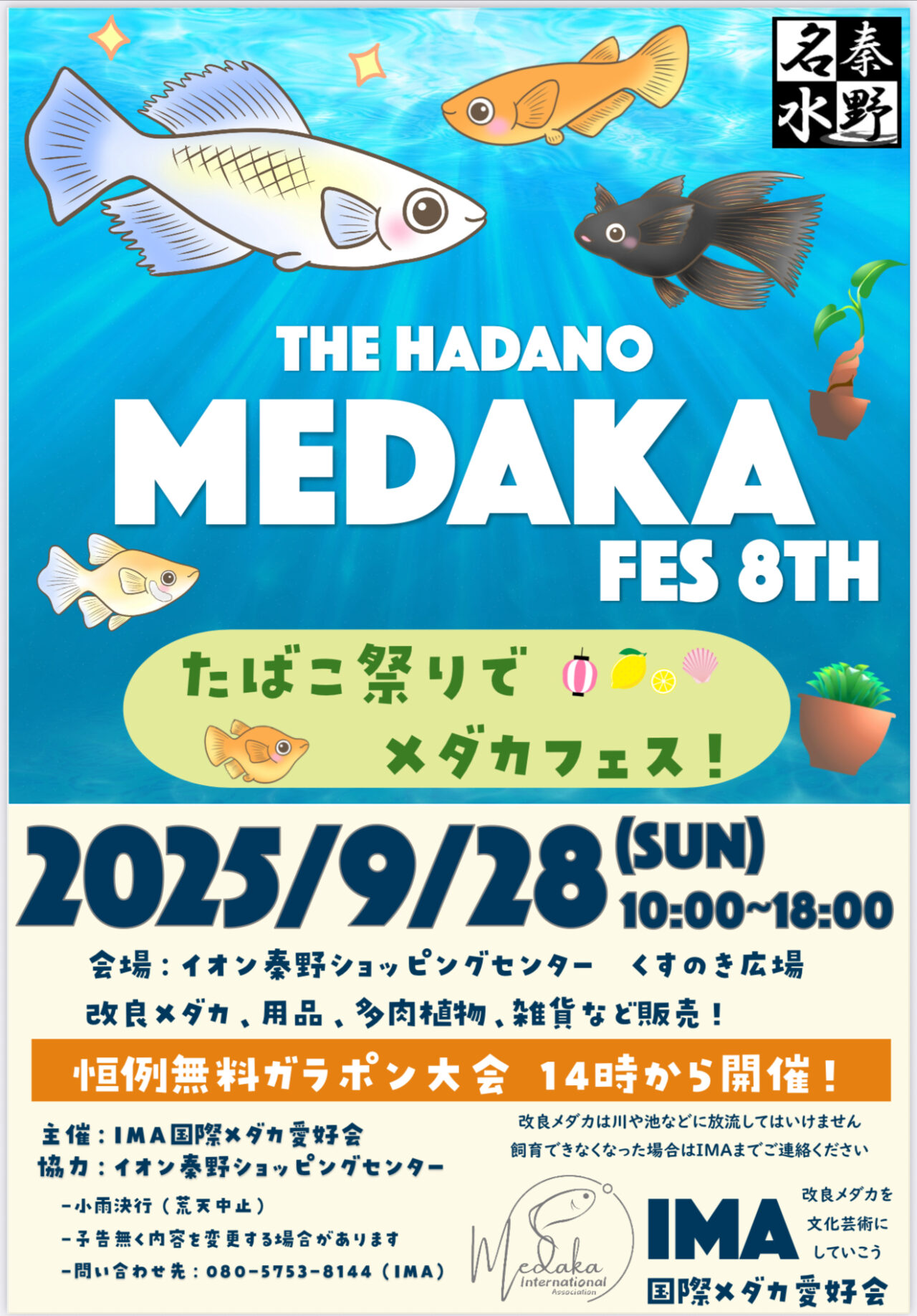 秦野メダカフェス8th