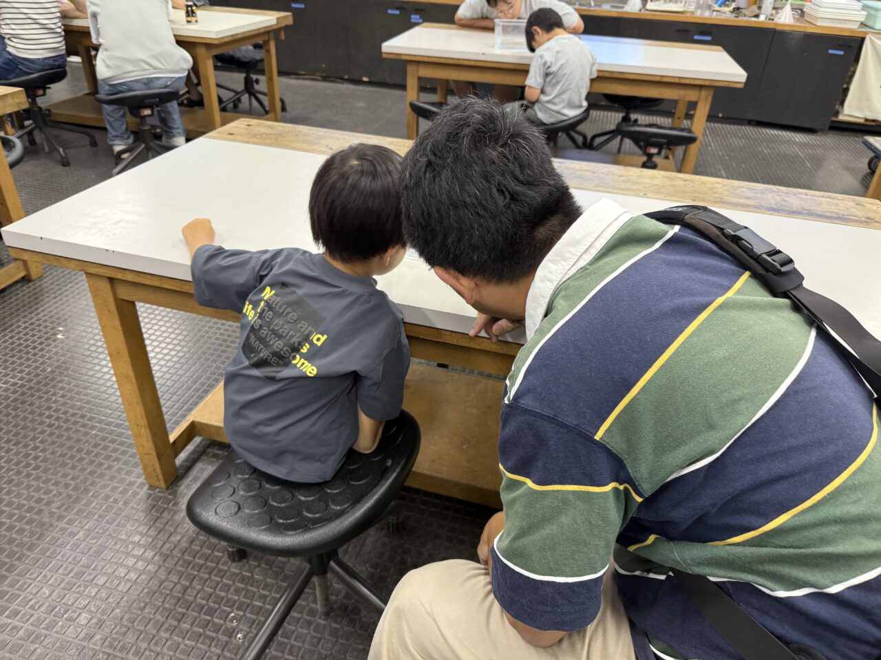 8月メダカ教室